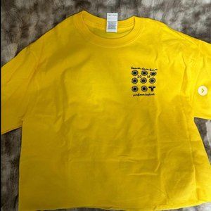 brand new sunflower cropped shirt